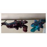 N2 - COLORFUL ARTISAN LIZARD FIGURINES