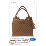 N2 - KARL LAGERFELD TOTE/PURSE (M332)