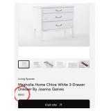 N2 - MAGNOLIA HOME THREE-DRAWER CHEST (M46)