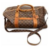N2 - CLASSIC CHECKERBOARD LEATHER SATCHEL BAG