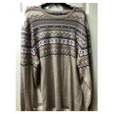 N2 - COZY FAIR ISLE SWEATER CREMIEUX SZ XL