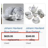 N2 - FLORENCIA PORCELAIN TEA SET (K44)