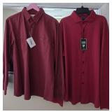 N2 - LOT OF 2 MEN'S SHIRTS SZ L