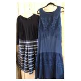 N2 - ELEGANT BLUE DRESSES PAIR SZ XL