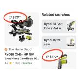 N2 - RYOBI COMPOUND MITER SAW (G12)