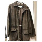 N2 - LUXURY SUEDE JOSEPH ABBOUD COAT SZ L