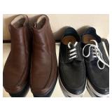 N2 - TWO PAIR MEN'S SHOES SIZE 11.5/12 (MS44)