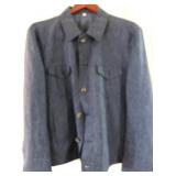 N2 - MODERN BLUE BUTTON JACKET SZ XL