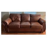 N2 - THREE-CUSHION LEATHER SOFA (M25)