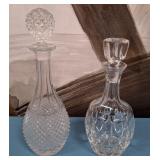 11 - TWO VINTAGE DECANTERS (L52)