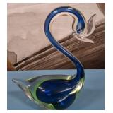 11 - MURANO ART GLASS SWAN (L51)
