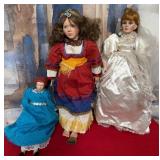 81 - THREE COLLECTIBLE DOLLS (Z129)