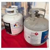 408 - TWO PROPANE TANKS