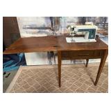 502 - SINGER CABINET SEWING MACHINE (M21)