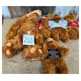 81 - LOT OF COLLECTIBLE BEARS (Z63)
