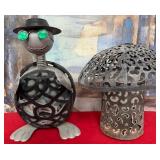 502 - TWO PIECES OF GARDEN ART (M80)