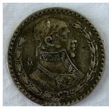 502 - 1958 MEXICAN PESO COIN (C4)