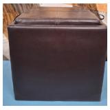 11 - UPHOLSTERED CUBE STORAGE FOOTSTOOL (L15)