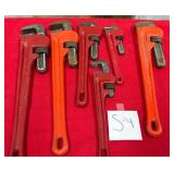 408 - LOT OF SIX WRENCHES (S4)