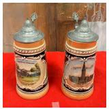 81 - TWO COLLECTIBLE BEER STEINS (Z256)