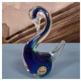 11 - MURANO ART GLASS SWAN (L50)