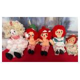 81 - LOT OF FIVE COLLECTIBLE DOLLS (Z119)