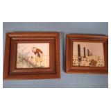11 - TWO PIECES FRAMED ART (L61)