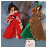 502 - TWO GONE WITH THE WIND DOLLS (M44)