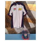11 - NASCAR DU PONT RACING TEAM SHIRT & HAT (L1)