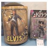 81 - ELVIS & KISS COLLECTIBLE DOLLS (Z219)
