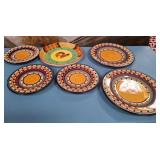 11 - LOT OF SIX CERAMIC PLATES (L67)