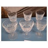 11 - SIX PIECES WATERFORD CRYSTAL STEMWARE (L56)
