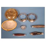 11 - WATCHES, POCKET KNIVES,   TRAVEL CLOCK (L75)