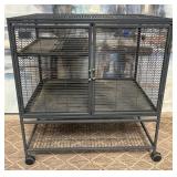 11 - METAL UTILITY STAND WITH WHEELS