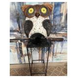 502 - OWL SCULPTURE WITH STAND (M16)