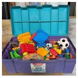 408 - BIN OF TOYS