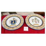 11 - TWO SPANISH CERAMIC PLATES (C57)