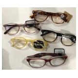 464 - FIVE PAIR OF READING GLASSES (A40)
