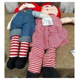 81 - RAGGEDY ANN & ANDY DOLLS (Z40)