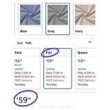 NEW LUXURY SATIN FULL BED SHEED SET