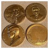 S1 - FOUR COMMEMORATIVE COINS (K51)