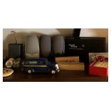 S1 - SPEAKERS, VINYL RECORD CARE, COIN BANK, DICE