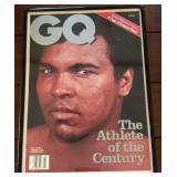 S1 - MUHAMMAD ALI COVER GQ MAGAZINE FRAMED (L135)