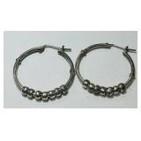 STERLING SILVER EARRINGS 5.80GRS
