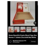 S1 - LOT OF EMPTY CIGAR BOXES (M5)