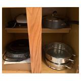 S1 - MIXED LOT OF COOKWARE, NUWAVE COOKTOP (K9)