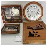 S1 - WALL CLOCK, FRAMED ART (G17)