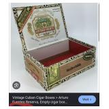 S1 - LOT OF  EMPTY CIGAR BOXES (M3)