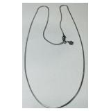 STERLING SILVER 20INCH SNAKE CHAIN 4.80GRS