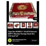 S1 - LOT OF  EMPTY CIGAR BOXES (G34)